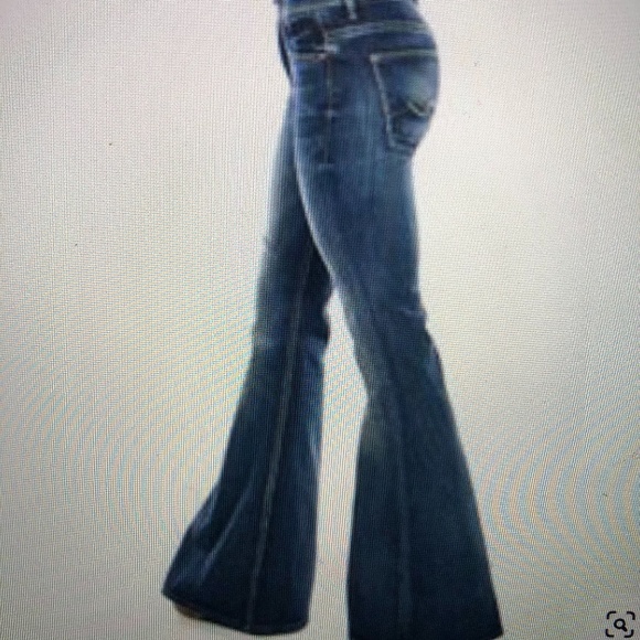 Ladies Bell Bottom Flare,7 for all Mankind Jeans - Picture 1 of 8